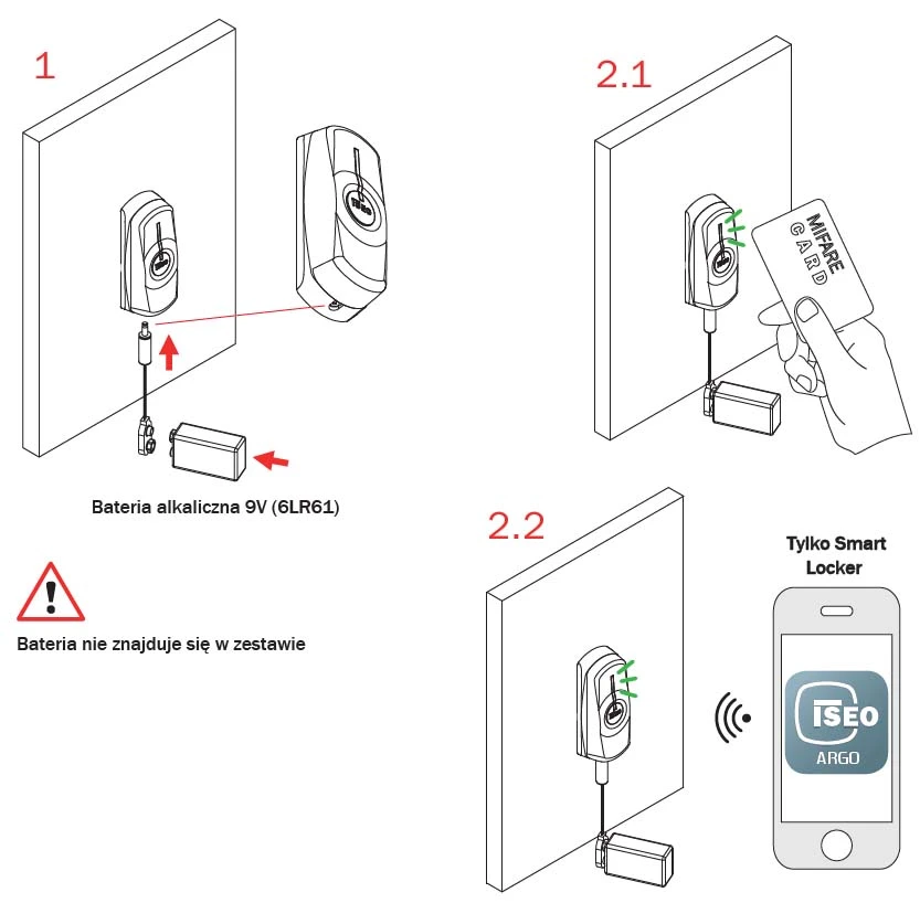 Akcesorium do zasilania awaryjnego zamka Smart Locker